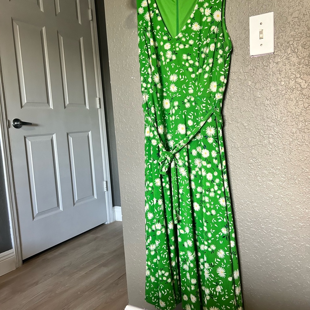 Tommy Hilfiger Green Floral Maxi Dress